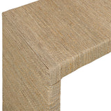 Mona 48" Natural Seagrass Console Table - View 4