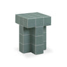 Alma Tile Concrete Indoor/Outdoor Side Table - View 2
