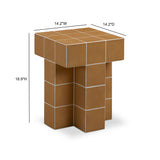 Alma Tile Concrete Indoor/Outdoor Side Table - View 12