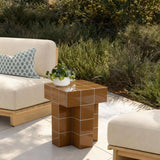Alma Tile Concrete Indoor/Outdoor Side Table - View 8
