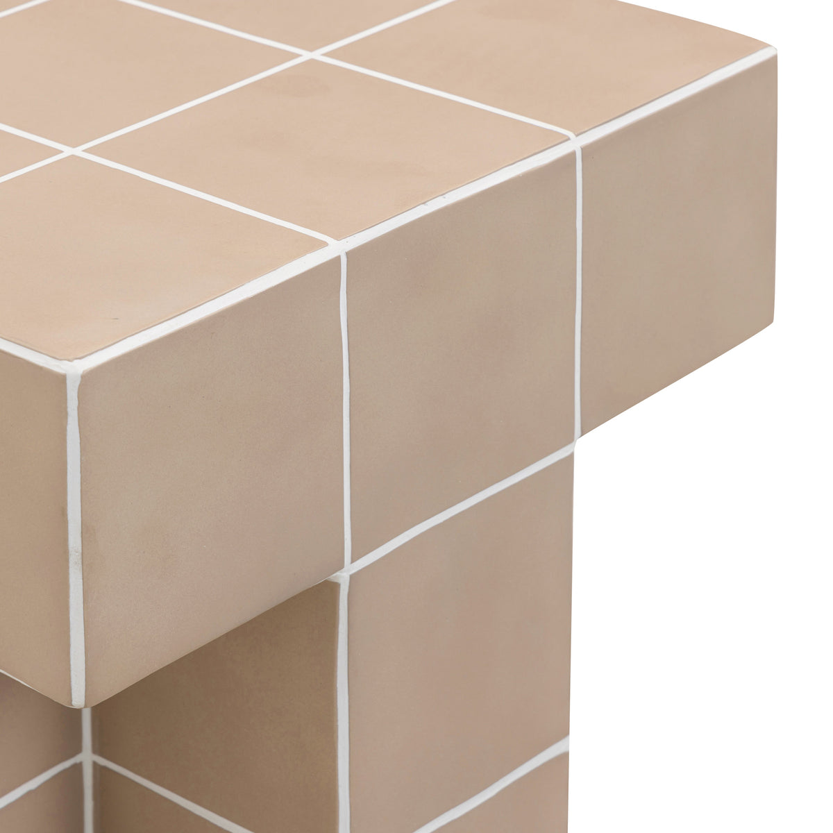 Alma Tile Concrete Indoor/Outdoor Side Table - View 16