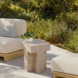 Alma Tile Concrete Indoor/Outdoor Side Table - View 14