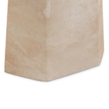 Zaya Rose Faux Marble Indoor/Outdoor Concrete Side Table - View 7