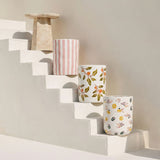 Zaya Rose Faux Marble Indoor/Outdoor Concrete Side Table - View 2