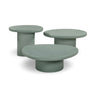 Jade Concrete Indoor/Outdoor Nesting Coffee Table Set - View 1