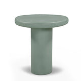 Jade Concrete Indoor/Outdoor Side Table - View 4