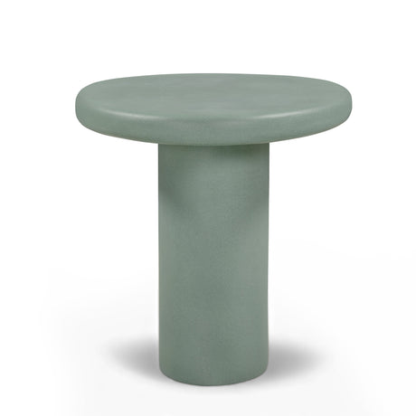 Jade Concrete Indoor/Outdoor Side Table - View 4