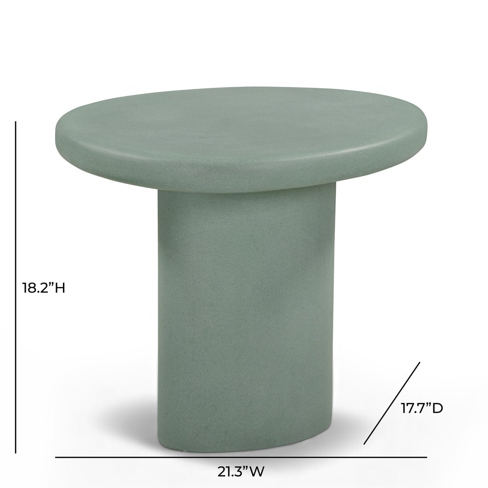 Jade Concrete Indoor/Outdoor Side Table dimensions