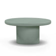 Jade Concrete Indoor/Outdoor Coffee Table (28"-34") - View 2