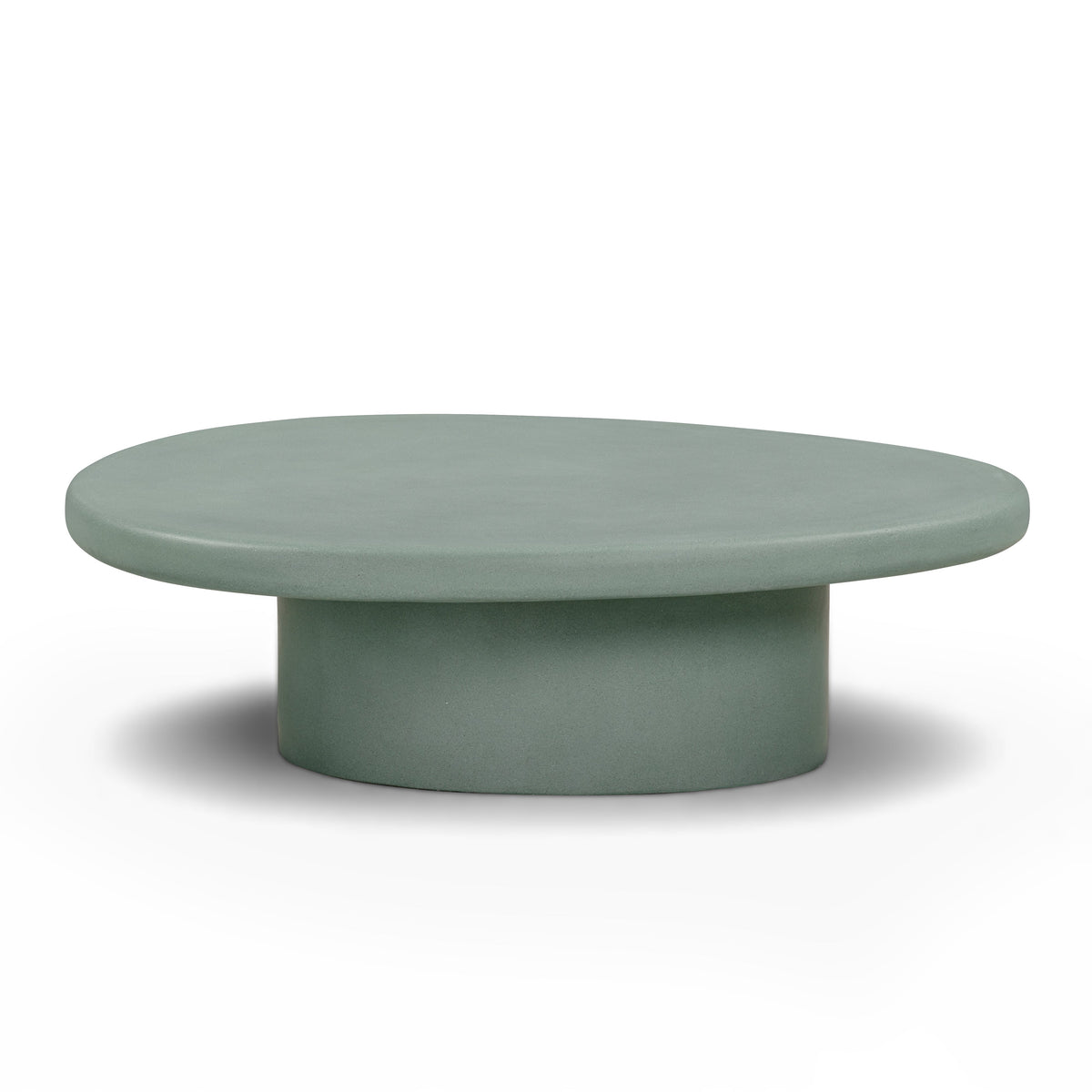 Jade Concrete Indoor/Outdoor Coffee Table (28"-34") - View 11