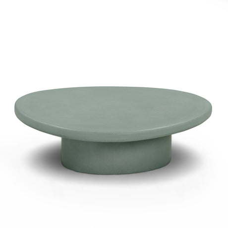 Jade Concrete Indoor/Outdoor Coffee Table (28"-34") - View 8