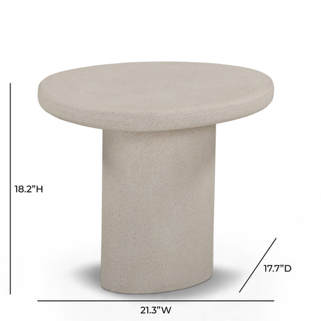 Jade Concrete Indoor/Outdoor Side Table - View 15