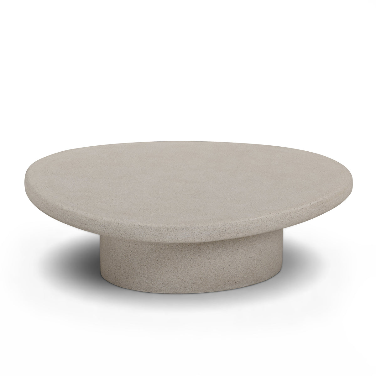Jade Concrete Indoor/Outdoor Coffee Table (28"-34") - View 25