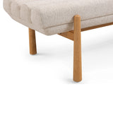 Julianna 56" Textured Performance Fabric Bench - View 4
