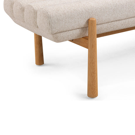 Julianna 56" Textured Performance Fabric Bench - View 4