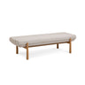 Julianna 56" Textured Performance Fabric Bench - View 1