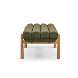 Julianna 56" Textured Performance Fabric Bench - View 12