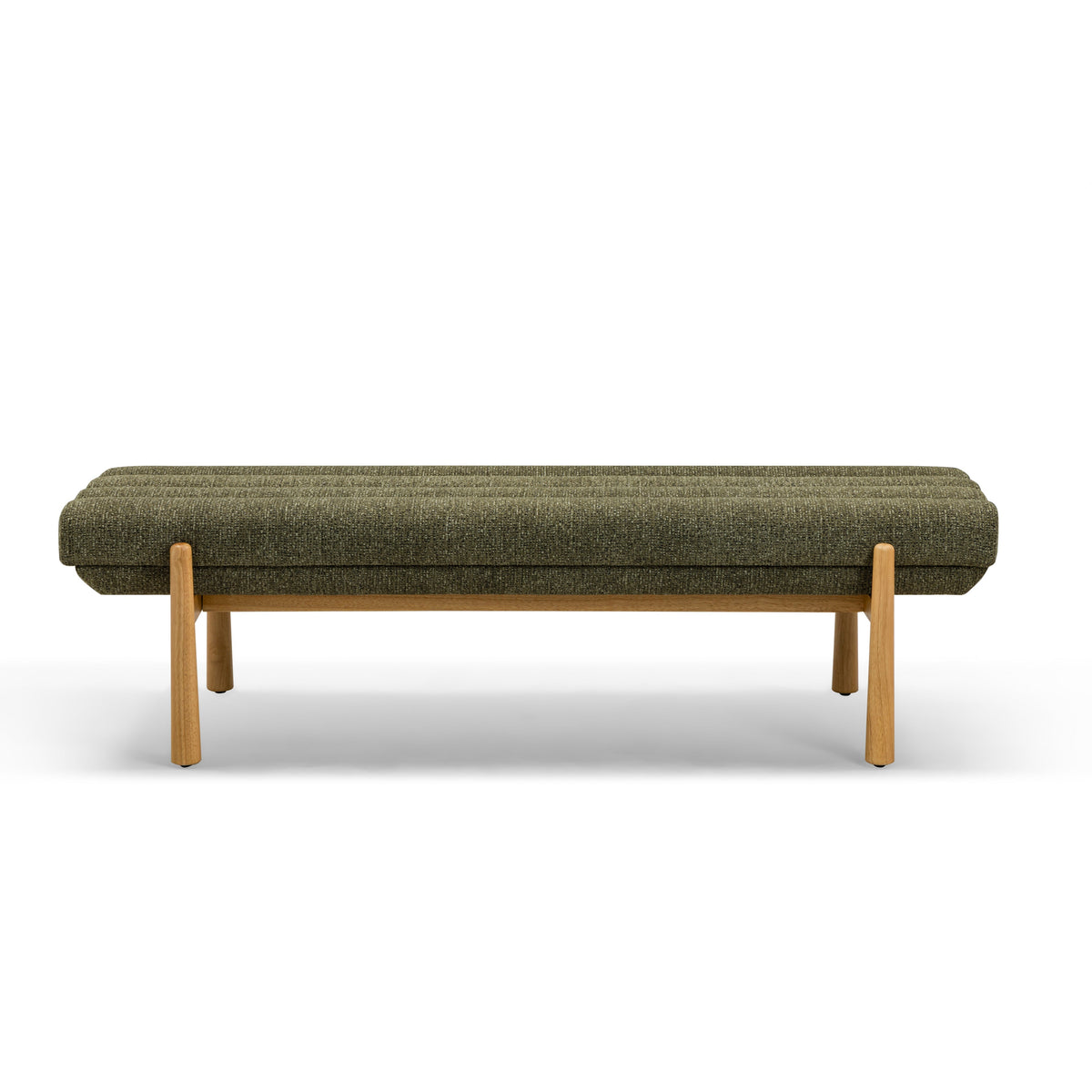 Julianna 56" Textured Performance Fabric Bench - View 10