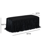 Shag Me 50" Performance Vegan Leather Bench - View 14