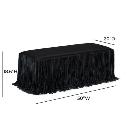 Shag Me 50" Performance Vegan Leather Bench - View 14