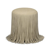 Shag Me Performance Vegan Leather Ottoman - View 3