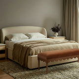 Oodle 56.5" Performance Vegan Mohair Bench - View 14