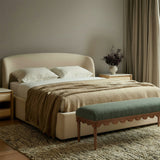 Oodle 56.5" Performance Vegan Mohair Bench - View 26