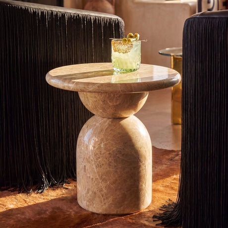 Cynthia Concrete Indoor/Outdoor Side Table - View 13