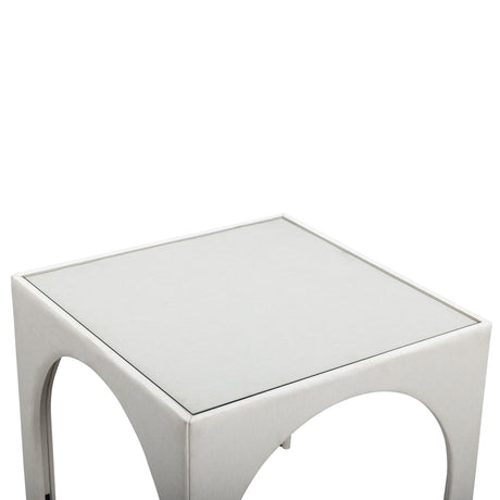 Tomlin Performance Chenille Game Table and Two Ottomans Set - View 18