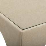 Tomlin Performance Chenille Game Table and Two Ottomans Set - View 7