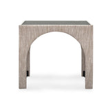 Tomlin Performance Chenille Game Table and Two Ottomans Set