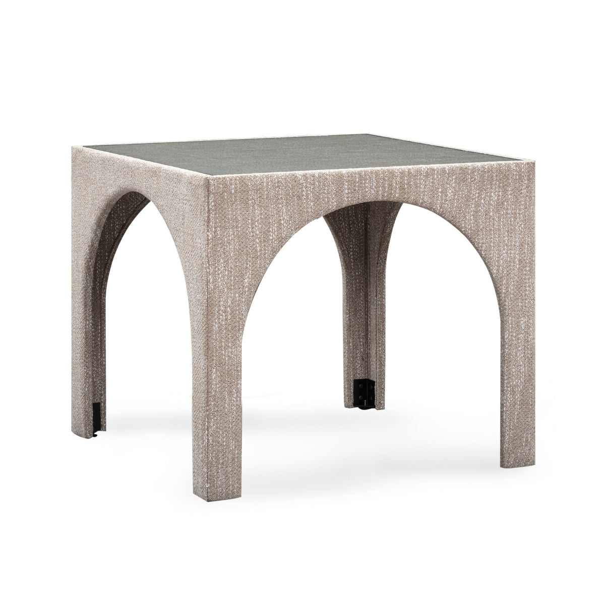 Tomlin Performance Chenille Game Table and Two Ottomans Set - View 47