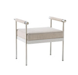 Diva 25" Cream Velvet Bench