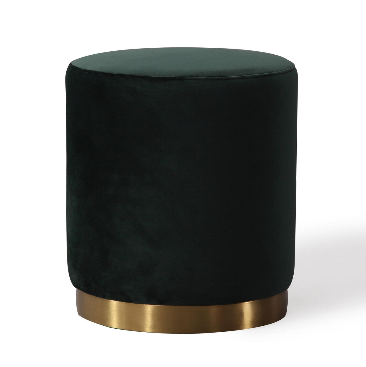 Opal Velvet Ottoman