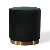 Opal Velvet Ottoman