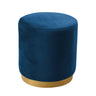 Opal Velvet Ottoman