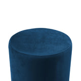 Opal Velvet Ottoman