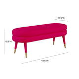Betty 50" Velvet Bench