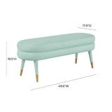 Betty 50" Velvet Bench