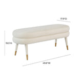 Betty 50" Velvet Bench