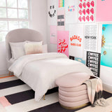 Lillian 31.5" Velvet Storage Bench