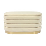 Lillian 31.5" Velvet Storage Bench