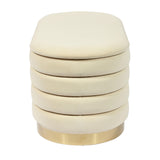 Lillian 31.5" Velvet Storage Bench