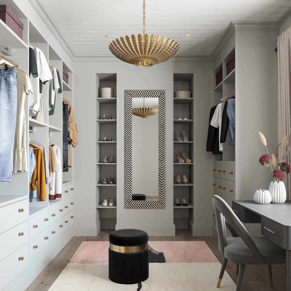 Melody Velvet Tasseled Ottoman