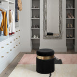 Melody Velvet Tasseled Ottoman