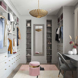 Melody Velvet Tasseled Ottoman