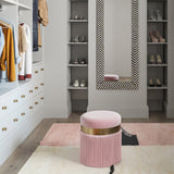 Melody Velvet Tasseled Ottoman