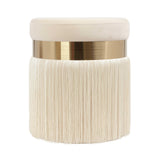 Melody Velvet Tasseled Ottoman