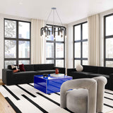 Havana 35" Glass Square Coffee Table