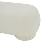 Mara 43" Vegan Shearling Ottoman